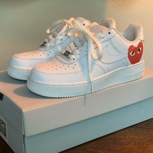 Nike Air Force 1 CDG heart size 6.5